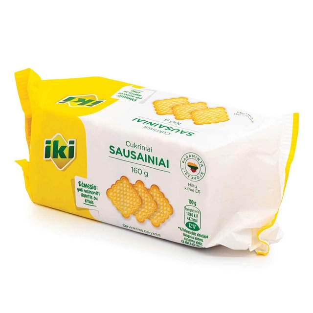 Сахарное печенье IKI, 160 г