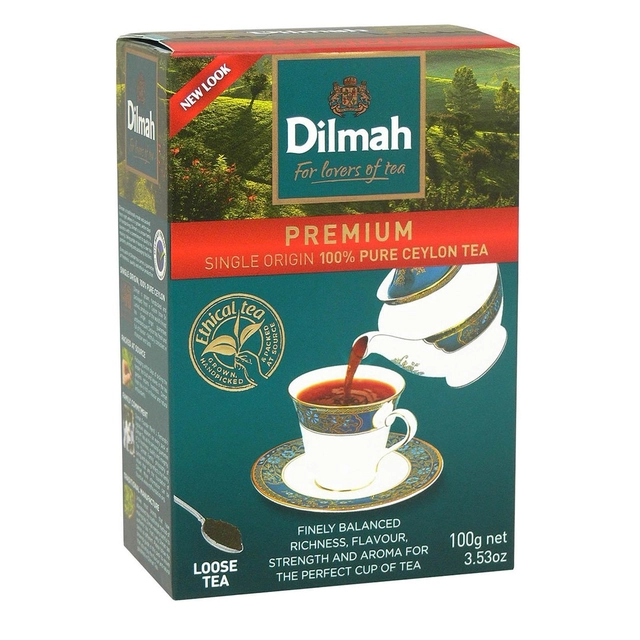 Juodoji arbata DILMAH LEAF TEA, 100 g