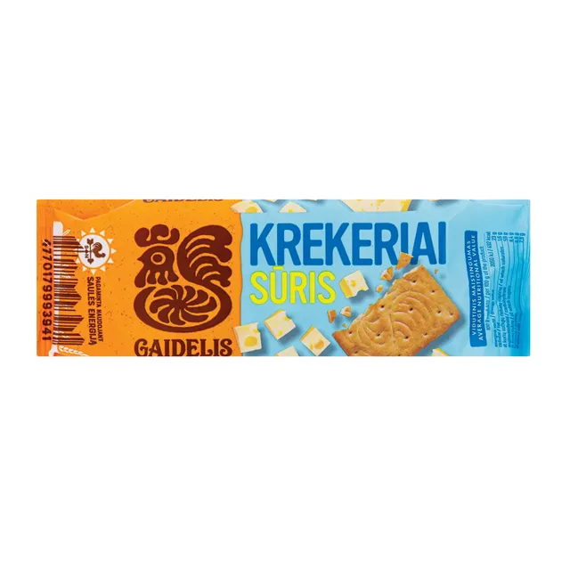 Крекеры GAIDELIS сыр, 72 г