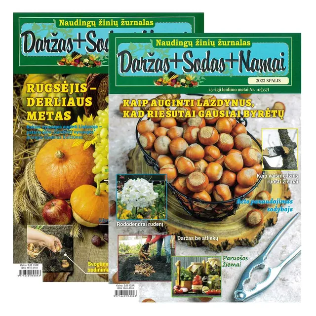 Žurnalas DARŽAS+SODAS+NAMAI, 1 vnt.