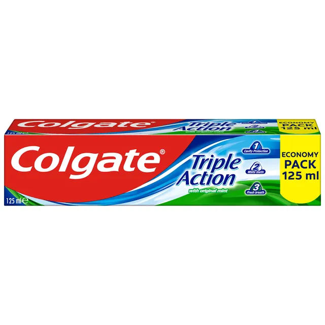 Зубная паста COLGATE TRIPLE ACTION, 125 мл