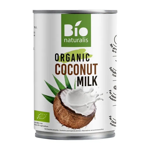 Ekologiškas kokosų gėrimas Bionaturalis, 400 ml