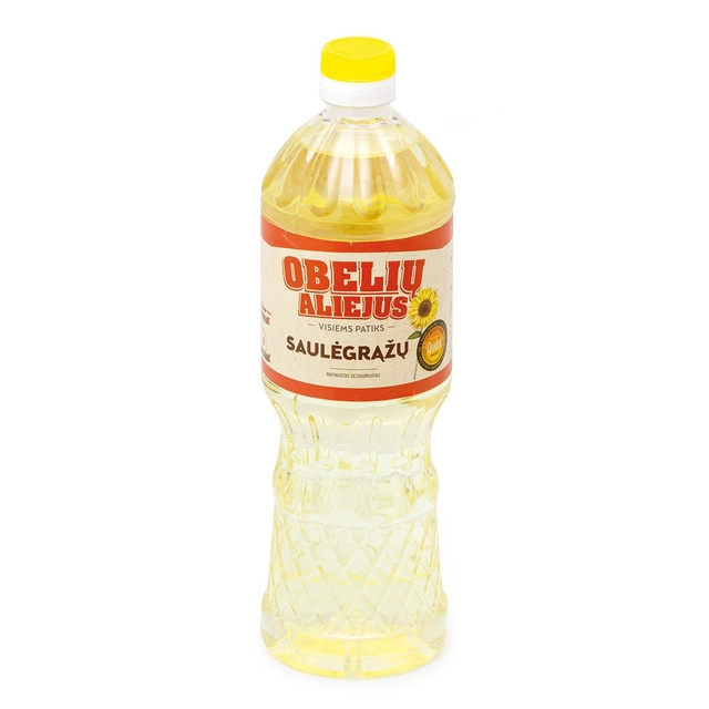 Saulėgrąžų aliejus OBELIŲ, 900 ml