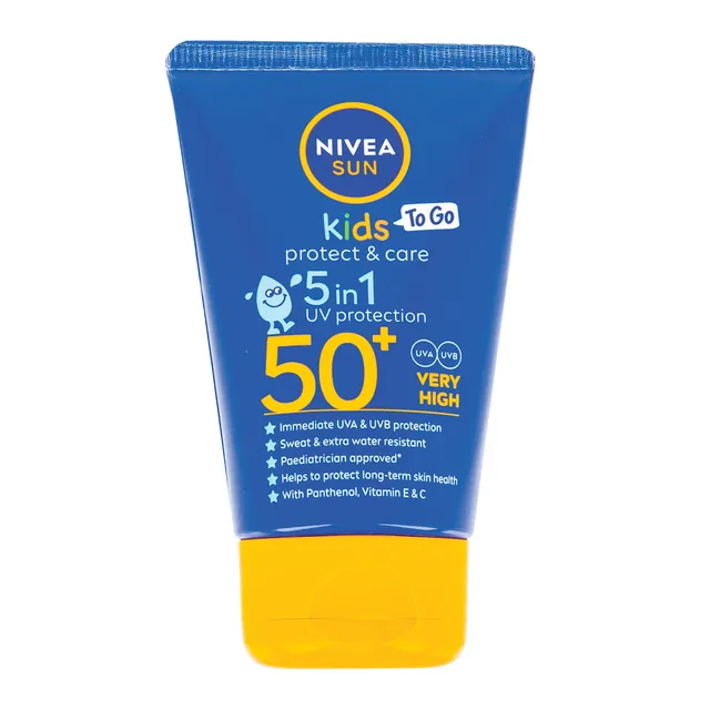 Apsauginis losjonas vaikams nuo saulės, SPF50+, NIVEA SUN KIDS PROTECT & CARE TO GO, 50 ml