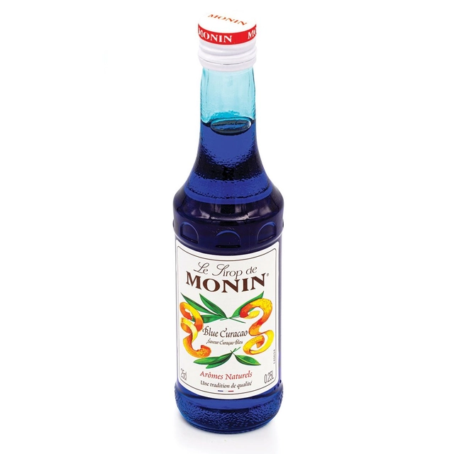 Sirupas MONIN CURACAO BLUE, 250 ml