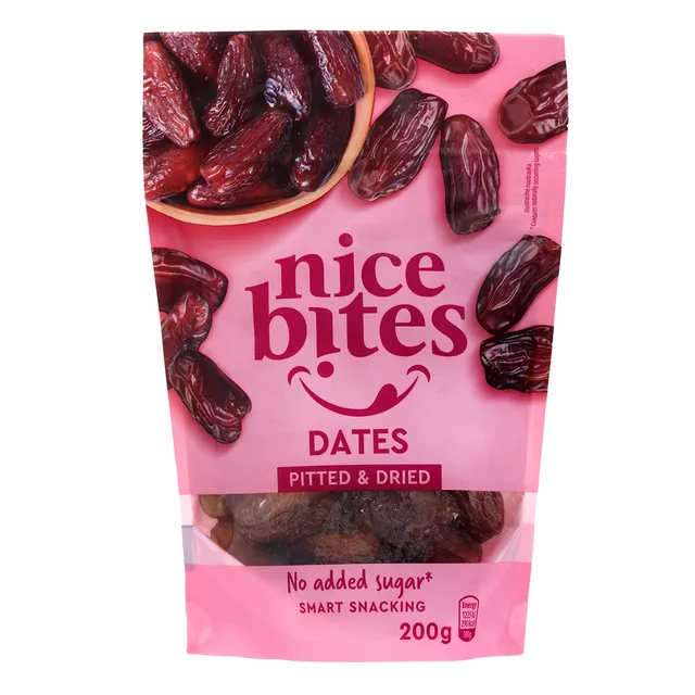 Сушеные финики без косточек NICE BITES, 200 г