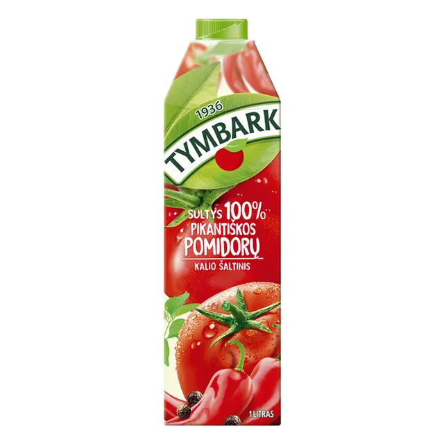 Острый томатный сок TYMBARK, 1 л
