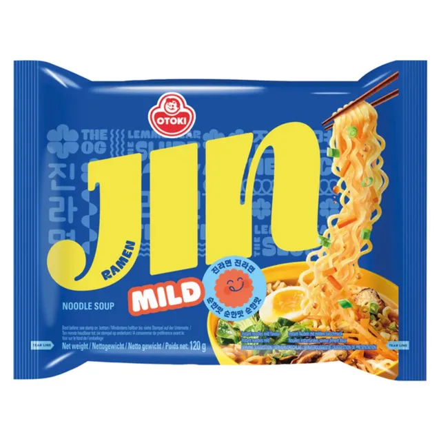 Быстро готовящиеся лапша JIN OTOKI MILD, 120 г