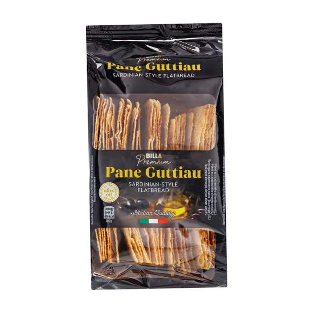 Duonos paplotėliai su alyvuogių aliejumi BILLA PREMIUM, 200 g