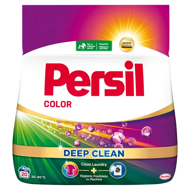 Skalbimo milteliai PERSIL COLOR, 20 skalbimų, 1100 g