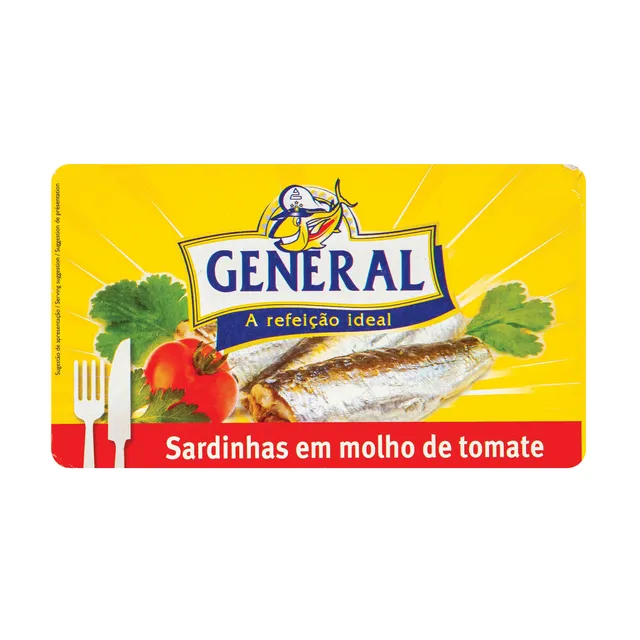 Sardines in tomato sauce GENERAL 120 g