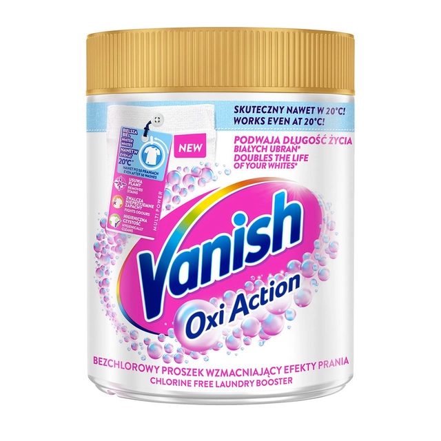 Dėmių valiklis VANISH GOLD OXI WHITE, 470 g