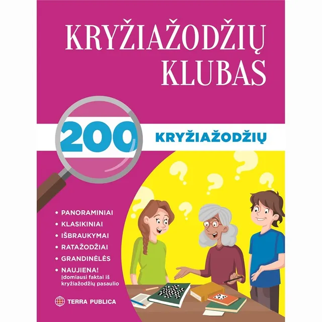 Knyga KRYŽIAŽODŽIŲ KLUBAS