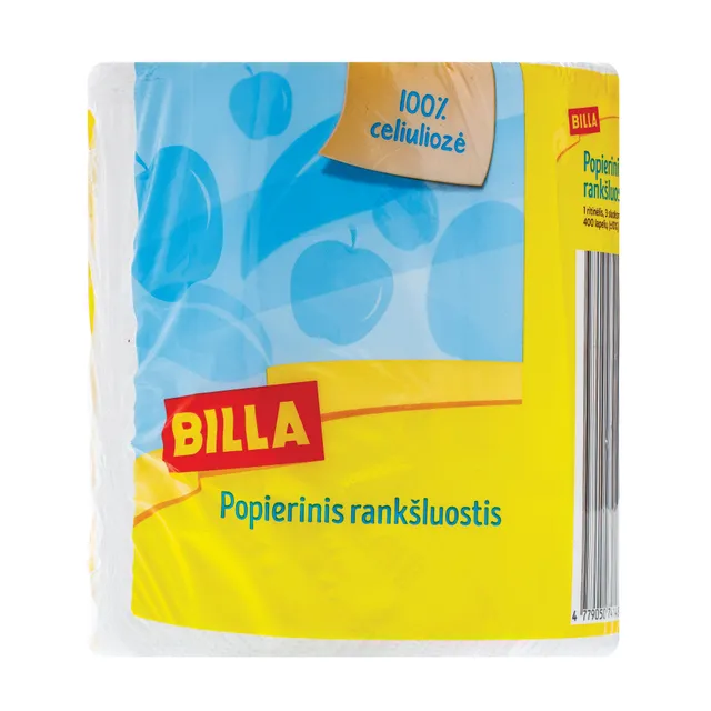 Popierinis rankšluostis BILLA JUMBO (3 sluoksnių), 1 ritinėlis