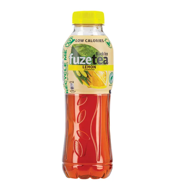 Чайный напиток со вкусом лимонной травы с сахаром и подсластителем FUZETEA LEMON LEMONGRASS, 500 мл