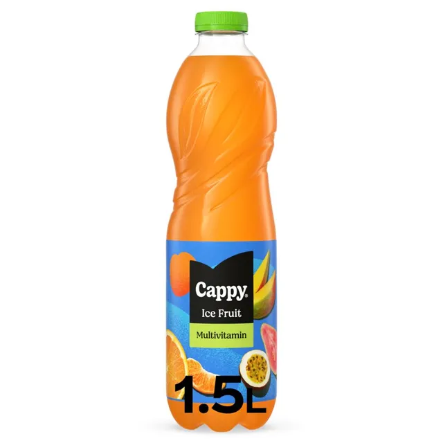 Non-carbonated Mixed Fruit Flavor Soft Drink CAPPY ICE FRUIT, 1.5 l