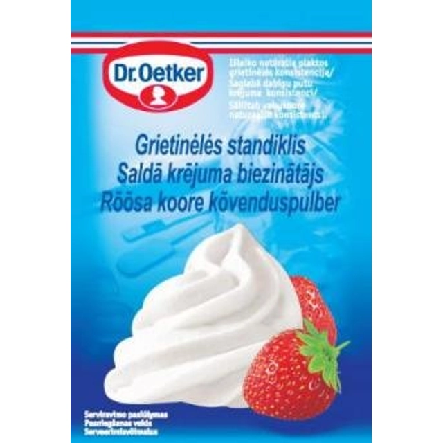 Grietinėlės standiklis DR. OETKER, 9 g