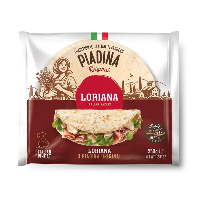 Итальянский хлеб PIADINA LORIANA, 350 г