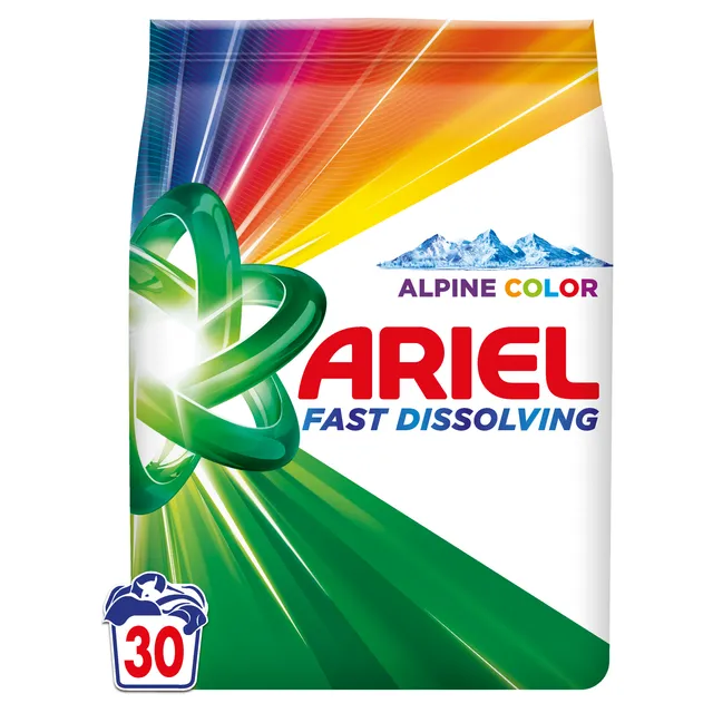 Skalbimo milteliai ARIEL COLOR, 30 skalb., 1,65 kg