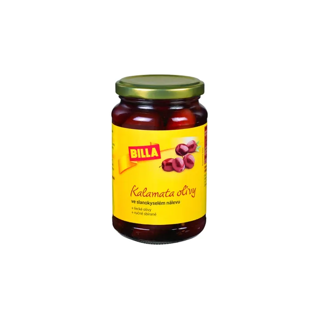 Kalamata Olives Pitted BILLA, 244 ml