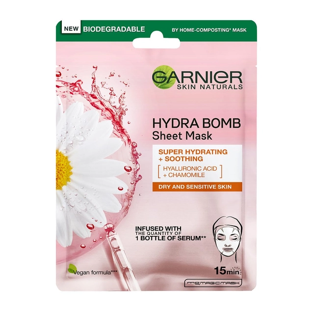 Veido kaukė GARNIER SKIN NATURALS MOISTURE + COMFORT, 32 g