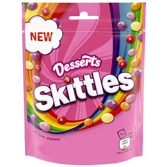 Saldainiai SKITTLES DESSERTS, 152 g