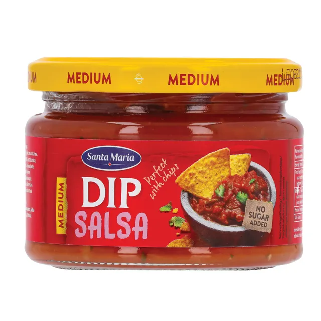 Padažas SANTA MARIA SALSA DIP MEDIUM, 250 g