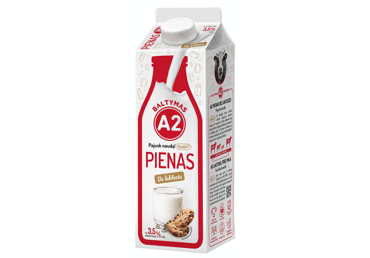 Pienas be laktozės A2, >3,5 % rieb., 900 ml