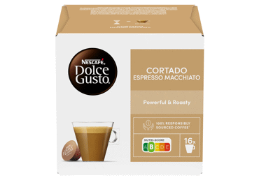 Kavos kapsulės NESCAFE DOLCE GUSTO ESPRESSO MACCHIATO, 100.8 g