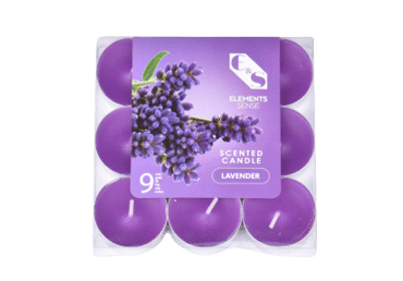 Skridininės kvapniosios žvakės ELEMENTS SENSE, 9 vnt.
