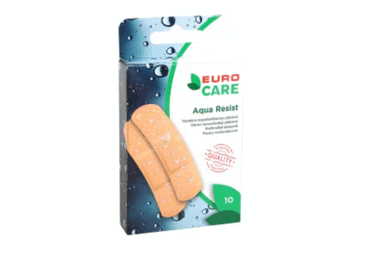 Pleistrų rinkinys EUROCARE AQUA RESIST, 10 vnt., 10 vnt.