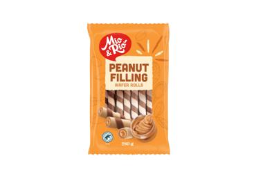 Waffle sticks with nut filling MIO&RIO, 280 g