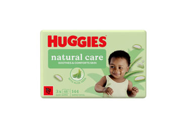 Drėgnos servetėlės Huggies Natural Care Plastic Free 144vnt.