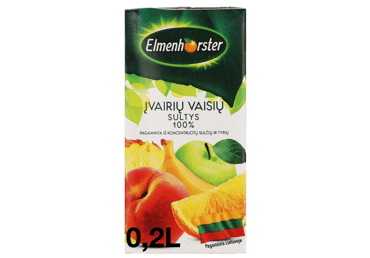 Įvairių vaisių sultys ELMENHORSTER, 200 ml
