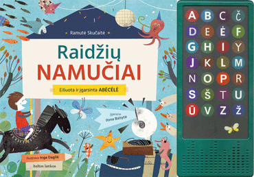 Knyga RAIDŽIŲ NAMUČIAI. ĮGARSINTA ABĖCĖLĖ, 1 vnt.