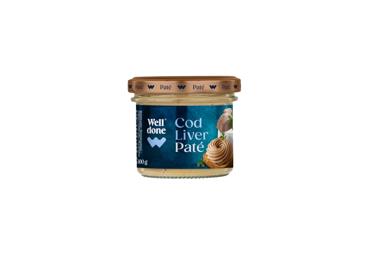 Menkių kepenų paštetas WELL DONE, 100 g