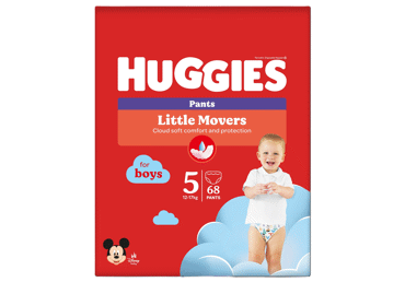 Sauskelnės-kelnaitės HUGGIES PANTS (5) berniukams (12-17 kg), 68 vnt.