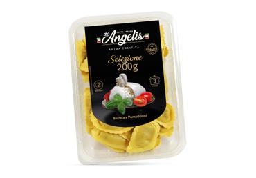Панцеротти с бурратой и помидорами, 200 г