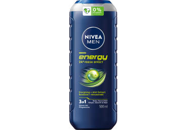 NIVEA shower gel for men ENERGY, 500 ml