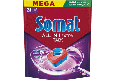 Dishwasher tablets SOMAT ALL IN ONE, 75 pcs., 75 pcs.