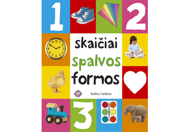 Knyga SKAIČIAI, SPALVOS, FORMOS, 1 vnt.