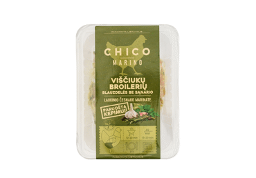 Viščiukų broil. blauzdelės be sąn. laukinių česnakų marinate, 500 g