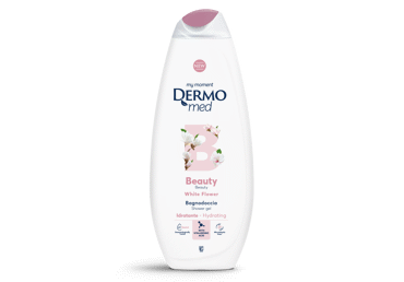 Гель для душа DERMOMED BEAUTY WHITE FLOWER, 750 мл