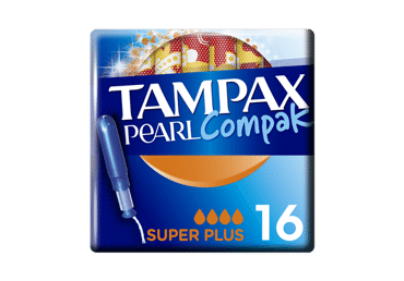 Tamponai TAMPAX Compak Pearl, Super Plus, 16 vnt.