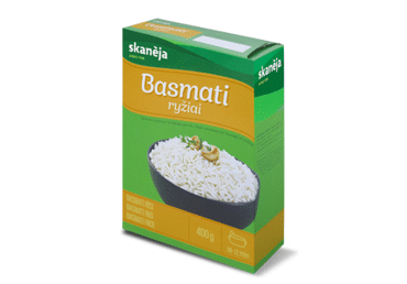 Ilgagrūdžiai BASMATI ryžiai SKANĖJA, 400 g