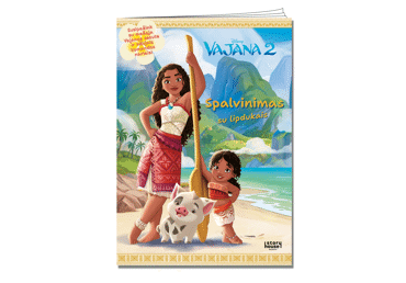 Knyga VAJANA 2. SPALVINIMAS SU LIPDUKAIS, 1 vnt.
