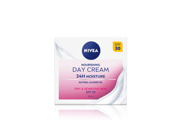 NIVEA NOURISHING DAY CREAM WITH SPF30 FOR DRY AND SENSITIVE SKIN 50 ml