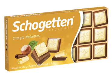 Chocolate SCHOGETTEN TRILOGIA, 100 g