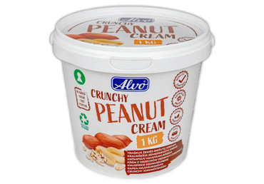 Traškus žemės riešutų kremas ALVO, 1 kg