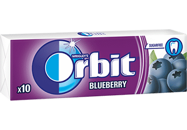 Chewing gum ORBIT BLUEBERRY, 14 g